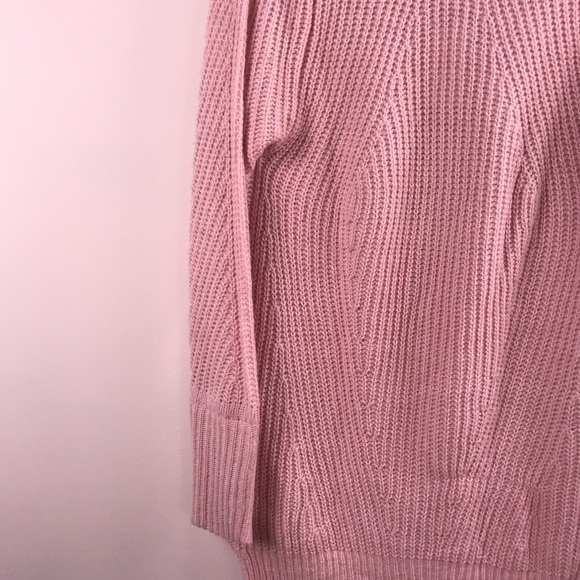 Philosophy Blush Pink Large Knit Oversized Sweater - Picture 6 of 8
